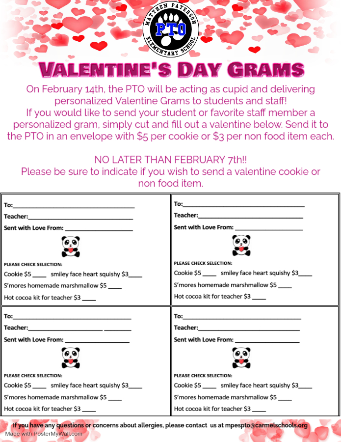 valentine grams 2025 - Made with PosterMyWall