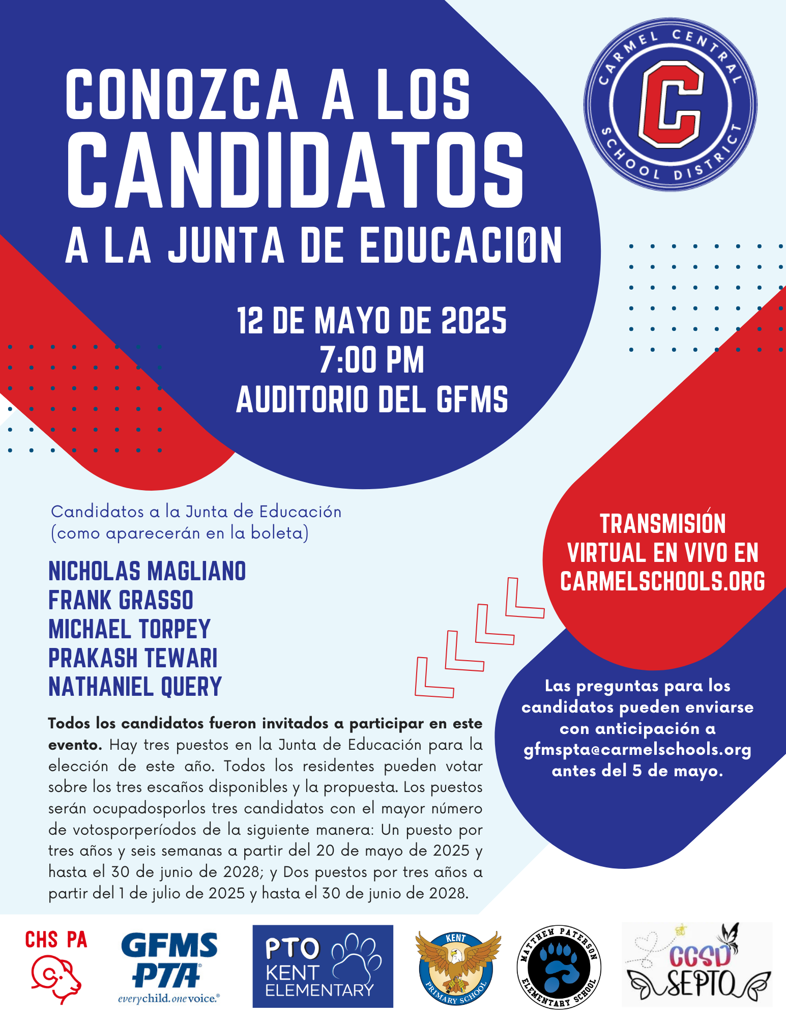 Meet the Candidates - Spanish Meet the Candidates - Spanish