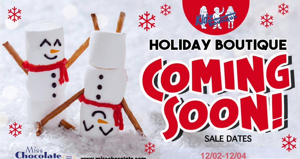 RESCHEDULED FOR 12/3 - 12/5.  PLEASE CHECK PARENT SQUARE FOR UPDATES!